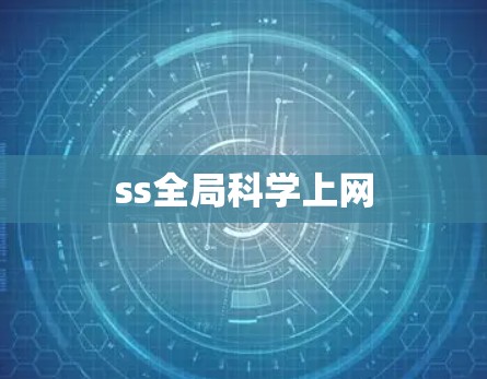 ss全局科学上网