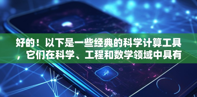好的！以下是一些经典的科学计算工具，它们在科学、工程和数学领域中具有广泛的应用