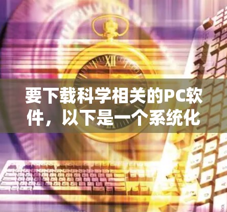要下载科学相关的PC软件，以下是一个系统化的步骤指南