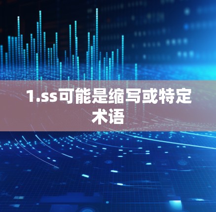 1.ss可能是缩写或特定术语