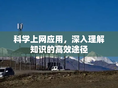 科学上网应用，深入理解知识的高效途径