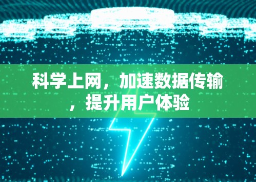 科学上网，加速数据传输，提升用户体验