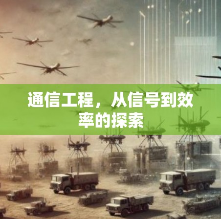 通信工程，从信号到效率的探索