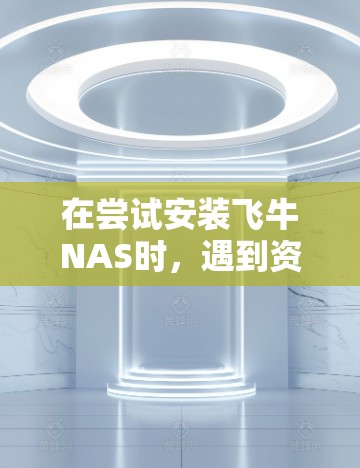 在尝试安装飞牛NAS时，遇到资源不足的问题，以下是逐步的解决方案