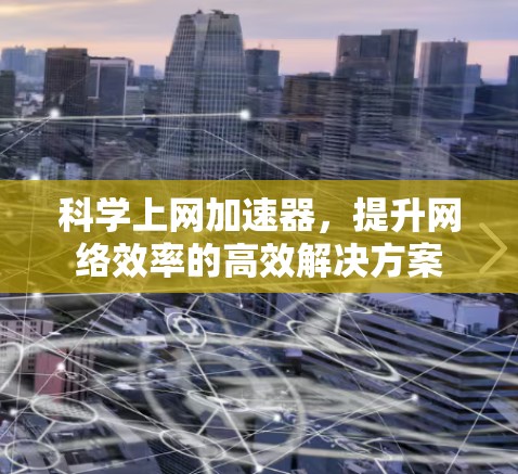 科学上网加速器，提升网络效率的高效解决方案
