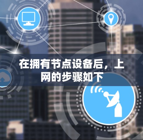 在拥有节点设备后，上网的步骤如下