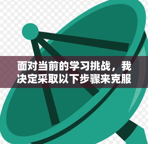 面对当前的学习挑战，我决定采取以下步骤来克服