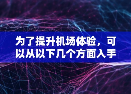 为了提升机场体验，可以从以下几个方面入手