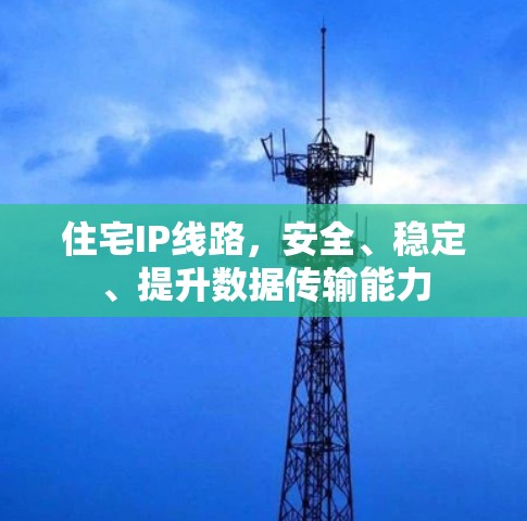住宅IP线路，安全、稳定、提升数据传输能力