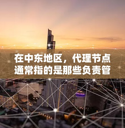 在中东地区，代理节点通常指的是那些负责管理或管理其他节点的设备或软件。这些节点在本地设备中可能通过软件或硬件连接到一个更大的网络或服务提供商（如NAT）中。以下是一些可能涉及中东代理节点的方面