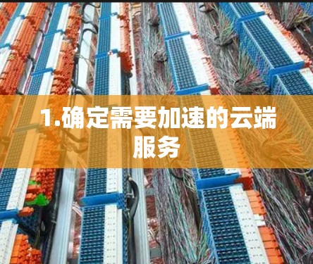 1.确定需要加速的云端服务