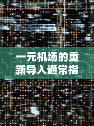 一元机场的重新导入通常指的是机场在重新规划和优化服务窗口的过程中，将现有的服务窗口升级或引入新的窗口，以提升效率、减少等待时间，并满足旅客多样化的需求。以下是一些可能涉及的问题和讨论点