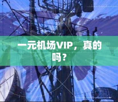 一元机场VIP,真的吗? 一元机场VIP,真的吗?