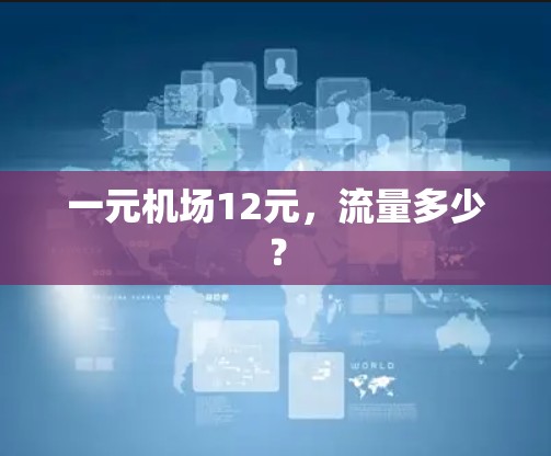 一元机场12元，流量多少？