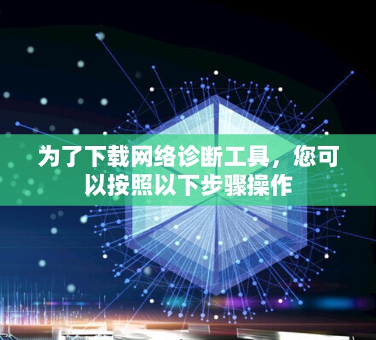 为了下载网络诊断工具，您可以按照以下步骤操作
