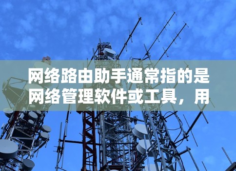 网络路由助手通常指的是网络管理软件或工具，用于管理网络中的路由信息。常见的网络路由助手包括