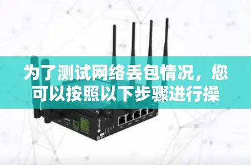 为了测试网络丢包情况，您可以按照以下步骤进行操作