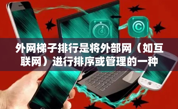 外网梯子排行是将外部网（如互联网）进行排序或管理的一种系统，通常涉及在外部网络中安排资源或人员。以下是一个详细的解释