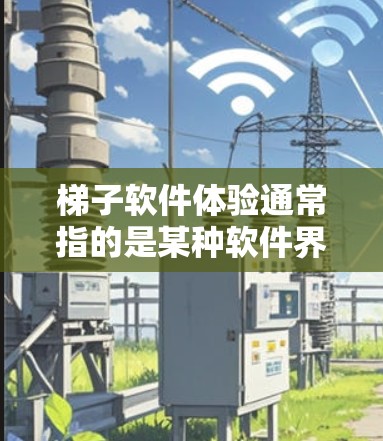 梯子软件体验通常指的是某种软件界面设计，类似于梯子的形状和功能。梯子通常指 furniture，所以可能是指一种界面设计，类似于梯子的结构，具有垂直和水平的元素，以及跳跃式的元素