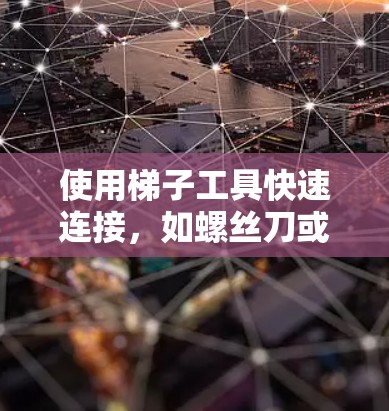 使用梯子工具快速连接，如螺丝刀或梯子固定器，是一个安全且有效的做法。以下是一步步的指南，帮助你顺利使用工具