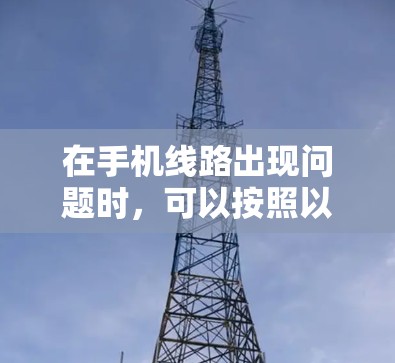 在手机线路出现问题时，可以按照以下步骤操作