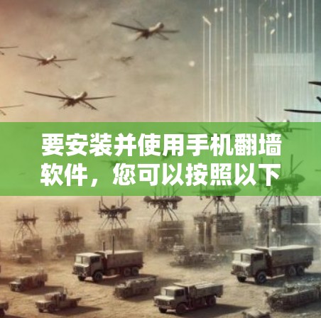 要安装并使用手机翻墙软件，您可以按照以下步骤进行