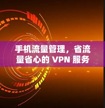 手机流量管理,省流量省心的 VPN 服务 手机流量管理,省流量省心的 VPN 服务